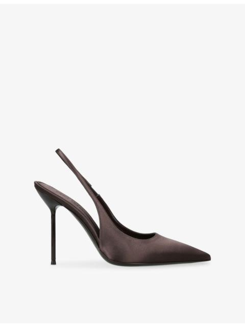 PARIS TEXAS Lidia 105 Satin Slingback Courts