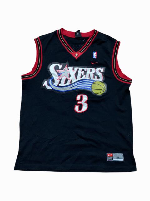 Nike NBA Philadelphiixers NIKE Allen Iverson #3 Basketball Jersey