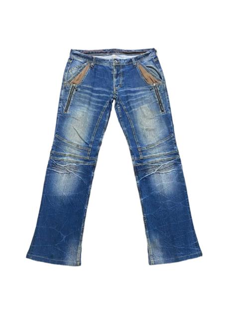 Other Designers Japanese Brand - Nicole Club For Men Denim Biker Fade Out Jeans