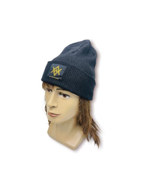 Other Designers Vintage - Produced by Mikadai Plain Black Beanie Hat