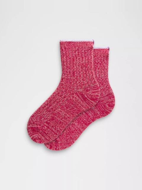 lululemon Unisex Quarter-Length Ragg Socks
