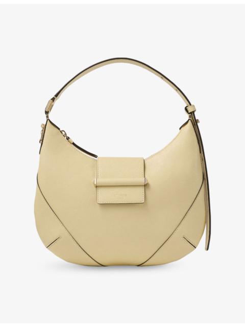 JIMMY CHOO Bar Hobo Small Leather Shoulder Bag