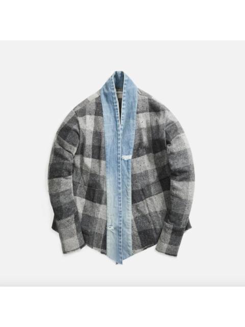 Greg Lauren Greg Lauren Graphite Buffalo Check GL1