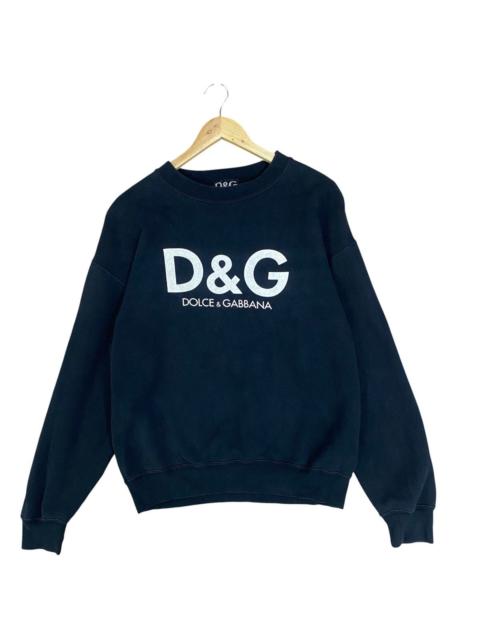 Dolce & Gabbana Vintage D&G Dolce & Gabbana Big Logo Crewneck Sweatshirt