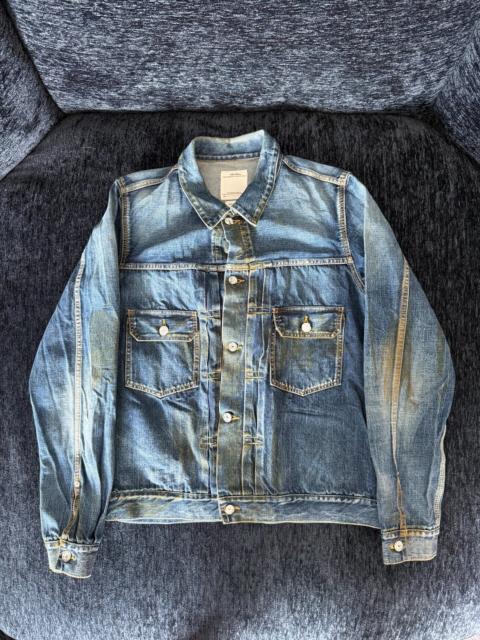 visvim visvim AW19 1000dry Dry3 Heavy Oil Wash 101 Denim Jacket