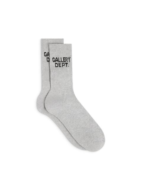 GALLERY DEPT. CLEAN HEATHER GREY SOCKS