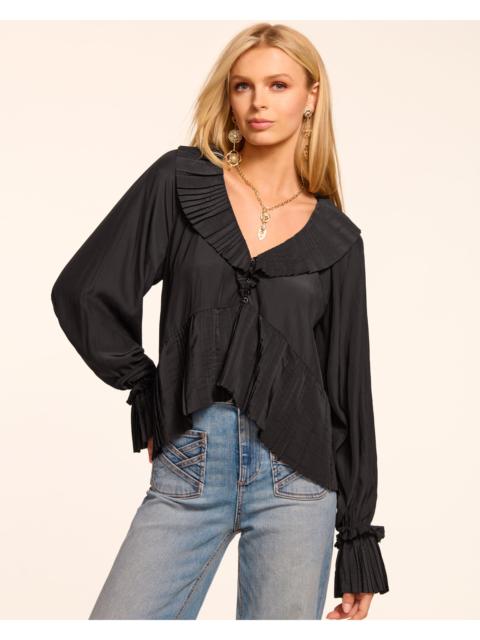 RAMY BROOK Jacklyn V-Neck Long Sleeve Blouse