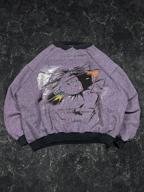 Other Designers If Six Was Nine - Vintage 90s Hysteric Glamour Style Print Girl Sweatshirt