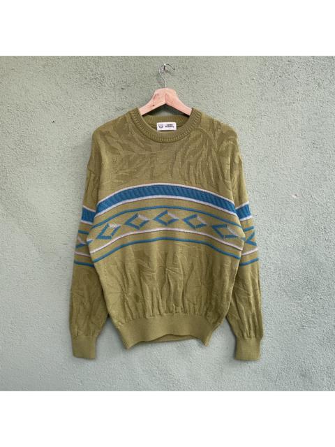 Other Designers Green - Vintage GRAND MONARCH Rare Design Knitwear Sweater Jumper