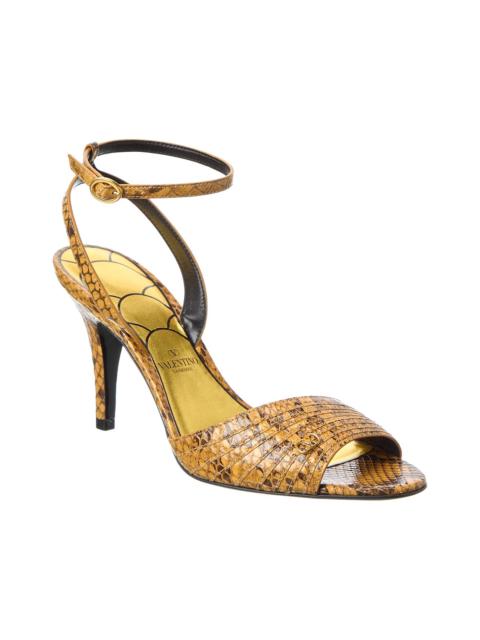 Valentino Valentino Ladycrush 85 Python Sandal