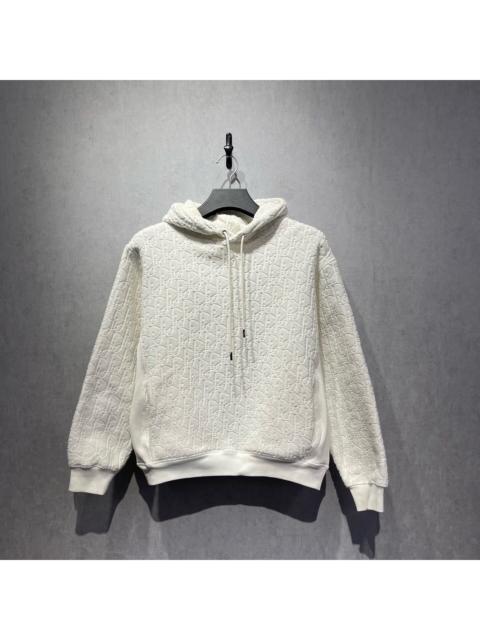 Dior Dior towel logo all-over print hooded sweatshirt