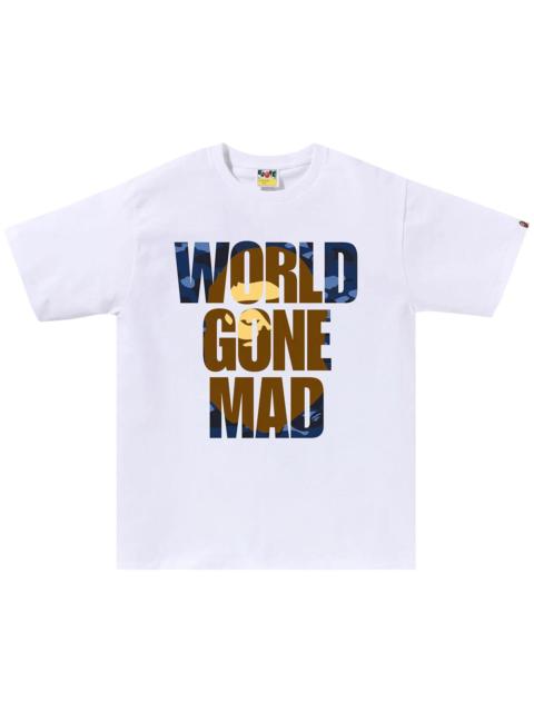 A BATHING APE® BAPE Color Camo WGM Ape Head Overlap Tee 'White'