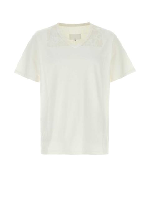 Maison Margiela Maison Margiela Men White Cotton T-Shirt
