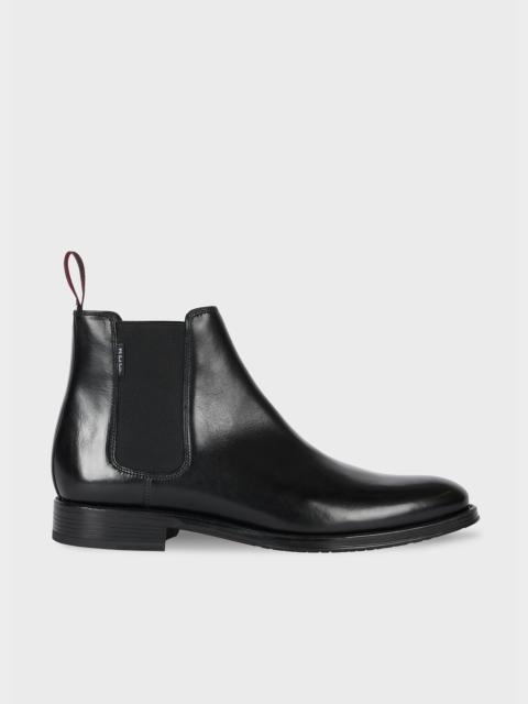 Paul Smith Black Leather 'Augustus' Boots