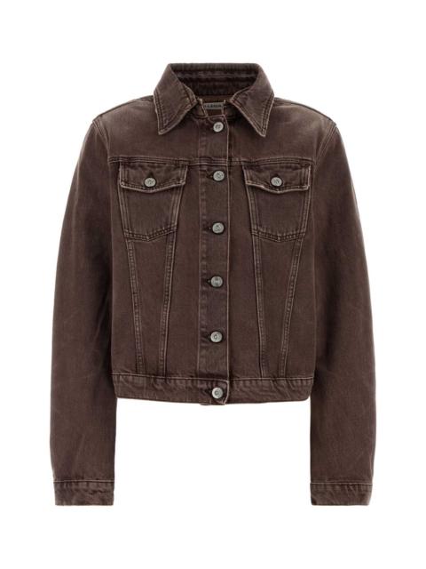 Our Legacy Our Legacy Women Brown Denim Jacket