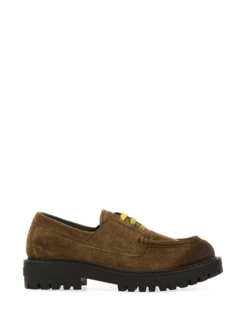 Prada Prada Men Brown Suede Loafers