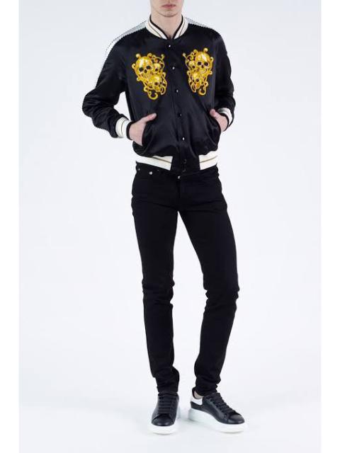 Alexander McQueen SS17 skull embroidered Souvenir Jacket Sukajan