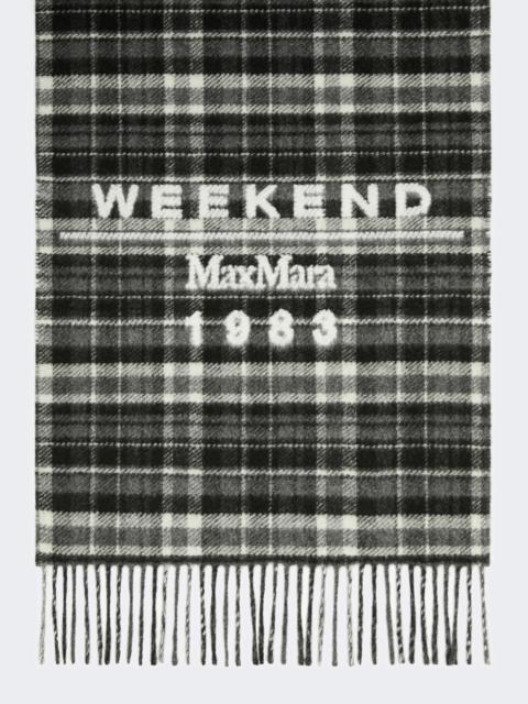 WEEKEND Max Mara PAGELLA Jacquard wool-blend stole