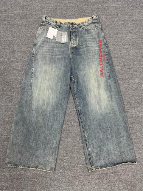 BALENCIAGA Balenciaga 25SS Distressed Baggy Jeans