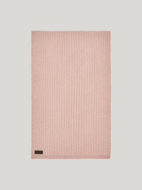 Canali PINK ALPACA AND WOOL BLEND SCARF