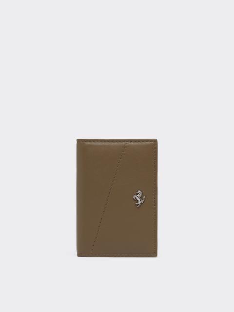 Ferrari Card holder with smooth leather pocket