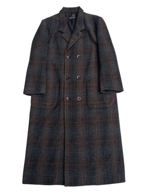 Other Designers Nicole Club - Vintage Nicole Tsuko Plaid Wool Overcoat Japan Boutique 80s