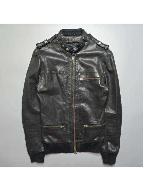 Golden Goose Golden Goose - Archive Cafe Racer Leather Jacket