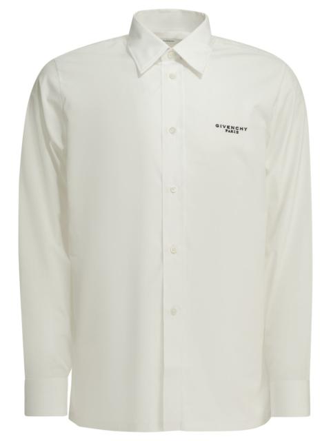 Givenchy Givenchy Casual Logo Shirt White Men