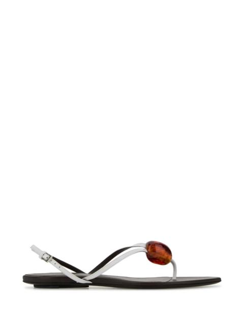 Alaïa Alaia Women White Leather Sandals