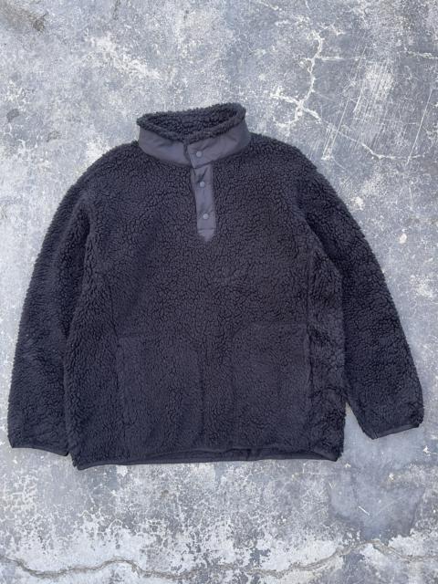 Other Designers Uniqlo - Black White Mountaineering Uniqlo bulky fleece jacket