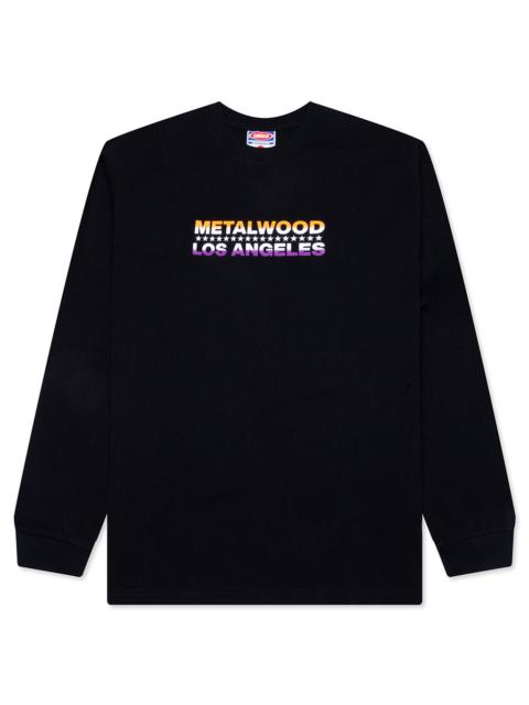 Metalwood Studio FLYER L/S T-SHIRT - BLACK