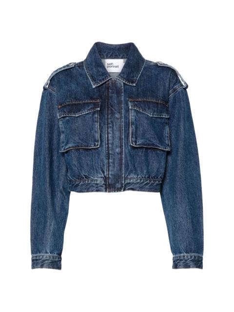 cropped denim jacket