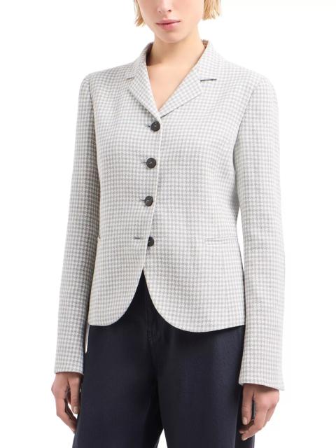 EMPORIO ARMANI Houndstooth Blazer