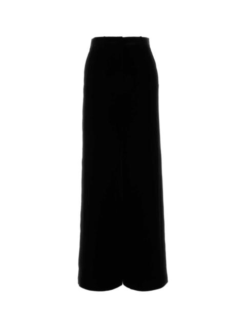 GIORGIO ARMANI Giorgio Armani Women Black Velvet Palazzo Pant