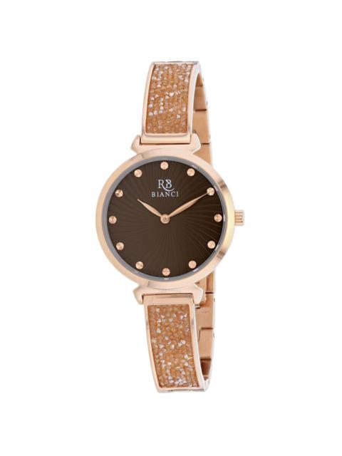 Other Designers Roberto Bianci Brillare Quartz Brown Dial Ladies Watch RB0207