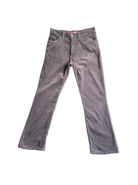 Junya Watanabe MAN 2002 Velour Bootcut Pants