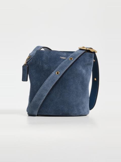 COACH Suede Bleecker Bucket Bag