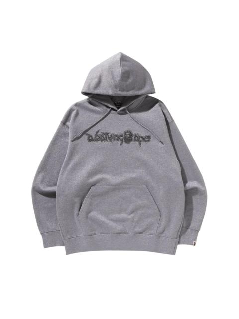 BAPE Metallic Yarn Pullover Hoodie 'Grey'