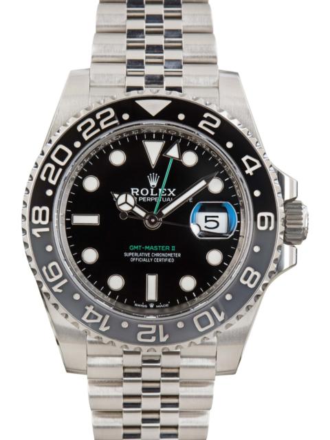 ROLEX Rolex GMT-Master II Jubilee Band 126710GRNR Bruce Wayne