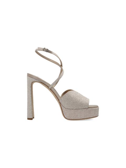 JIMMY CHOO JIMMY CHOO 'Karli' Cream Platform Sandals New & Authentic (W