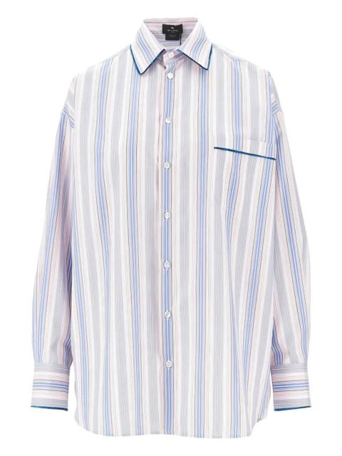 Etro Etro Women Striped Collar Shirt