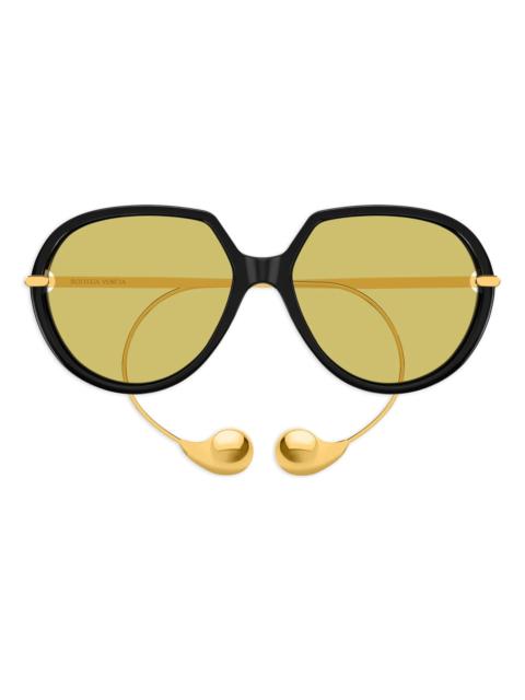 Bottega Veneta round-frame sunglasses