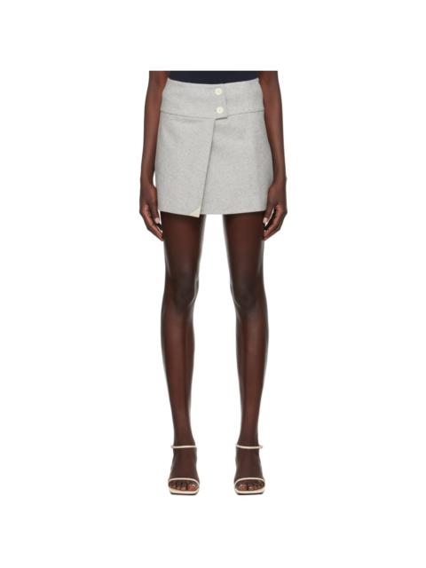 The Garment Gray Trento Miniskirt