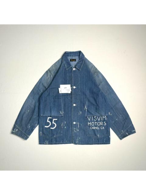 visvim VISVIM 25aw SS COVERALL JKT SHIRT DMGD Distressed Denim Jacket