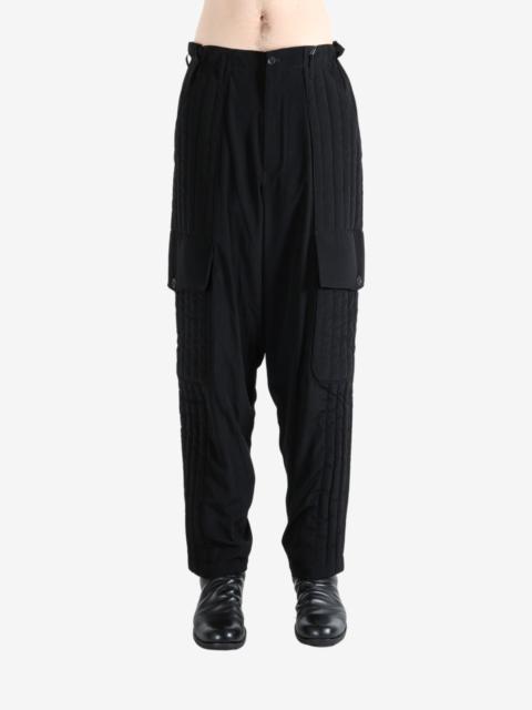 Yohji Yamamoto YOHJI YAMAMOTO POUR HOMME - Men Outer Pocket Padded Pants