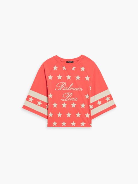 Balmain Cotton-jersey printed t-shirt