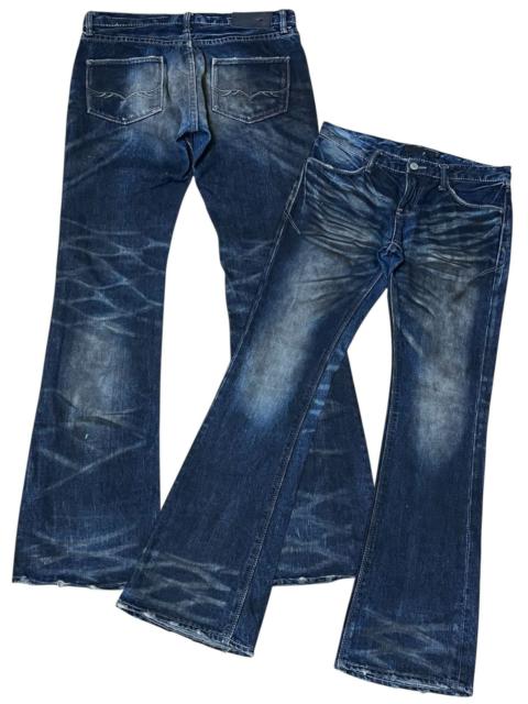 Other Designers sick🔥Vintage FUGA/GOSTAR DE FUGA whiskers flared punk jeans