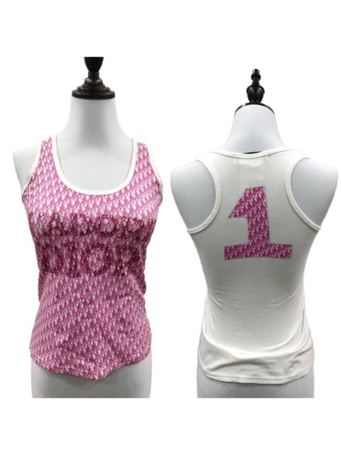 Dior Dior Vintage floral digital pink cute spicy girl cute vest
