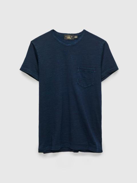 RRL by Ralph Lauren Slub Jersey Pocket T-Shirt in Indigo