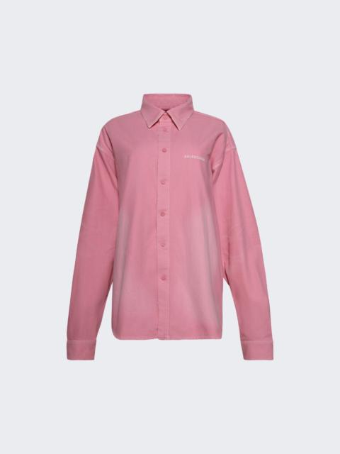 BALENCIAGA Large Fit Shirt Faded Pink